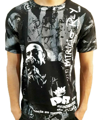 Remera Rock Patricio Rey - Estampa Full (toda La Prenda)