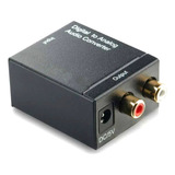 Convertidor Audio Digital A Analogico Coaxial Optico A Rca