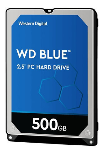 Disco Duro Interno Wd Blue 2.5 500gb Sata 6gb/s 5400rpm