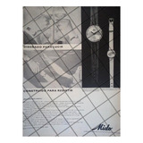 Cartel Publicitario Retro Relojes Mido Ocean Star 1966
