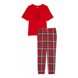 Pijama Victorias Secret Tee-jama Flanela E Algodão + Brinde