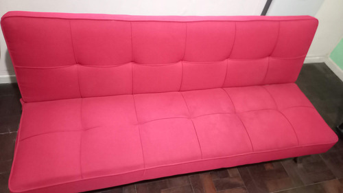 Sillón Sofá Cama Minimalista Rojo