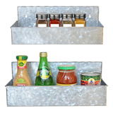 Shabbydecor Granja Colgante Cesta De Cocina Rustic Caddy Org