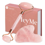 Baimei Icyme Jade Roller & Gua Sha, Rodillo Facial Para Enro