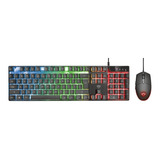 Combo Gammer Trust Gxt 838 Azor Teclado Y Mouse