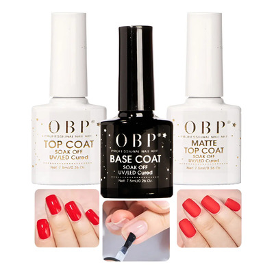 Obp Kit Base Top Coat Top Matte 7.5ml Gel Uv\u002Fled Para Uñas | Meses sin interés