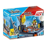 Playmobil 70816 Starter Pack Construcción Con Grúa