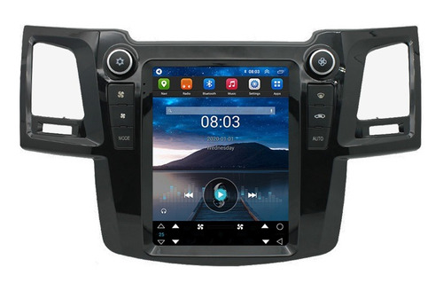 Navegación Pantalla Android 10 Tesla Toyota Hilux Fortuner