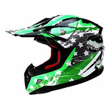 Motocross Youth Kids Casco Aprobado Por Dot - Yema Ym-21