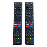 Kit 2 Controles Remoto Compatível Philco Smart Tv 32 40 42 4