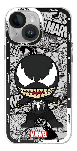 Funda De Silicona Para iPhone Diseño De Venom