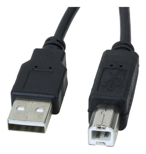 Cable Usb 1,8 M Usb A Usb B Negro