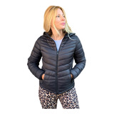 Campera Entallada Corta Mujer Inflable Importada Way Voo