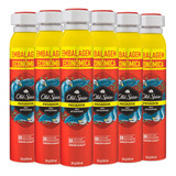 Kit Desodorante Aerosol Old Spice Pegador 200ml - 6 Unidades