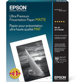 Epson Papel Matte Ultra Premium, Presentacion (8.5x11 Pulga