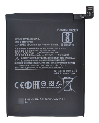 Batería Repuesto Para Xiaomi Mi A2 Lite Bn47 M1805d1sg