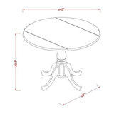 Este Oeste Mobiliario De Cocina Comedor Mesa Y 2 Sillas De C