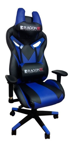Silla Gamer Pro Gaming Chair Dragonfx Azul