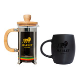 Pack Prensa Francesa 350 Ml + Mug Negro Marley Coffee