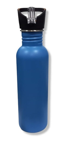 Botella Deportiva Acero Inox 750ml Azul