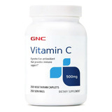 Gnc | Vitamin C | 500mg | 250 Vegetarian Caplets