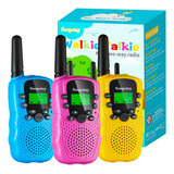 Walkie Talkie Para Nios, 3 Unidades, Juguetes Walkie Talkies