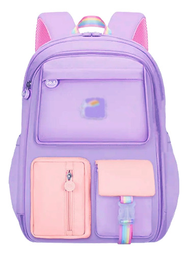 Mochila Bolsa Escolar Menina Delicada Princesa Espaçosa