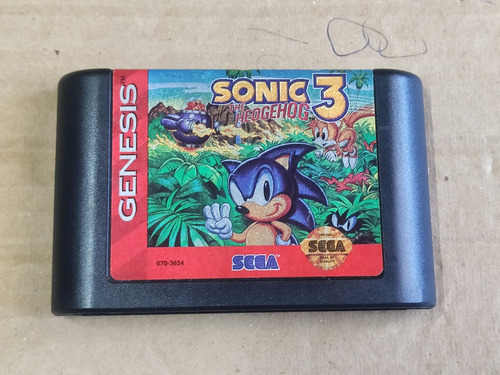 Sonic 3 - 100% Original E Salvando - Sega Genesis Mega Drive