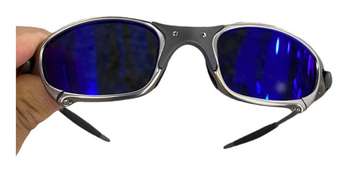 Óculos De Sol Juliet Tio 2 Lente Azul Escuro Kit Black 