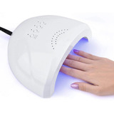 Lampara Led Uv Uñas Acrilicas Gelish Esmalte 48w Profesional