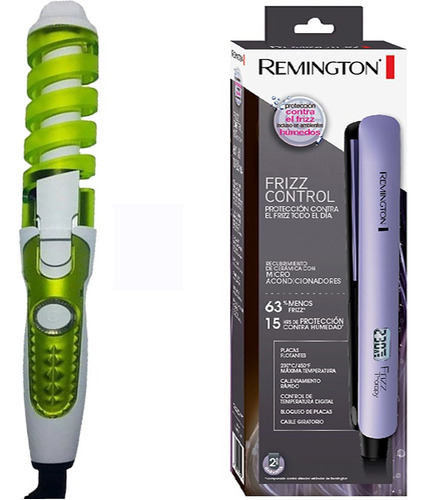 Plancha  Remington Anti Frizz 100% Original + Rizador Nova