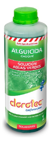 Alguicida Choque P/piscinas Piletas 1 Litro Clorotec