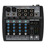 Connect 802 Usb Bk Mixer Analogo 6 Canales Wharfedale