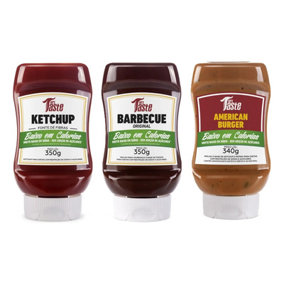 Kit Ketchup + Barbecue + American Burger - Mrs Taste | MercadoLivre