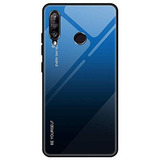 Capa Case Capinha Color Glass Azul Huawei Honor 20 Lite 6.21
