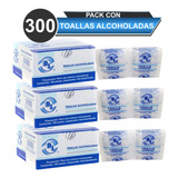 Toalla Alcoholada Antibacterial Para Piel Pack 300 Sobres