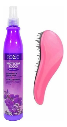 Rocco® Protector Anti Frizz + Cepillo Desenredante