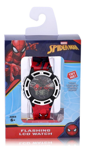 Reloj Niños Spiderman Con Luces Hombre Araña