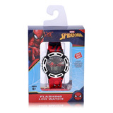 Reloj Niños Spiderman Con Luces Hombre Araña