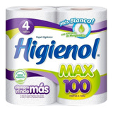 Papel Higienico Higienol Max Plus 4x100m