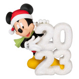 Ornamento Navideño De Recuerdo De Hallmark 2023, Disney Mick