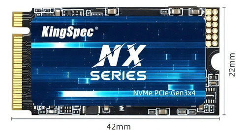 Ssd M2 M.2 Nvme 2242 Kingspec Nx Series 1tb Pcie Gen3 X4