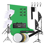 Emart - Kit De Iluminacion Para Estudio De Fotografia (8.5 X