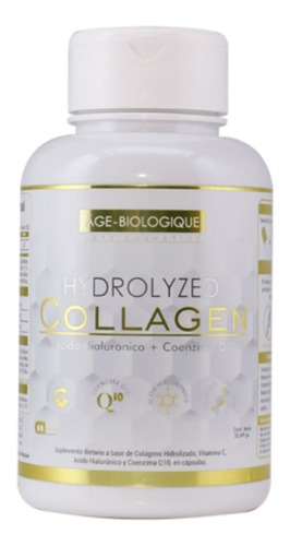 Colageno Hydrolizado Age Biologique Ac Hi Q10 Vit C 60 Caps 