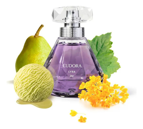Perfume Lyra Joy Deo Colônia Presente  Eudora - Criado Para Aumentar As Sensações De Alegria E Felicidade