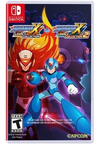 Coleção Megaman X Legacy 1 + 2 Nintendo Switch Físico