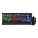 Kit Combo Teclado Y Mouse Gamer Thermaltake Challenger - Rgb