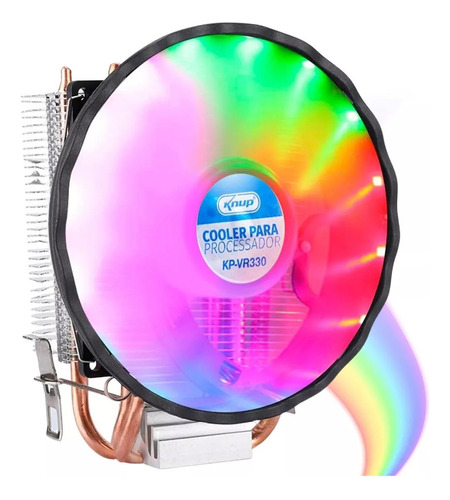 Cooler Processador Rgb Intel 1150 1151 1155 1200 Amd Am4 Am5