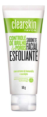 Sabonete Facial Esfoliante Clearskin Avon Momento De Aplicação Dia/noite Tipo De Pele Os Tipos De Pele