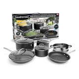 Batería De Cocina Antiadherente Granito 10 Pzas Granitestone